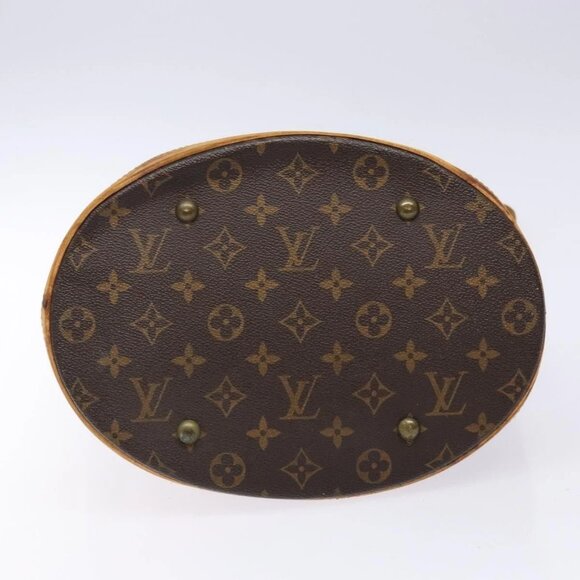 LOUIS VUITTON Monogram Bucket GM Shoulder Bag M42236 LV Auth 133357 - Picture 6 of 16